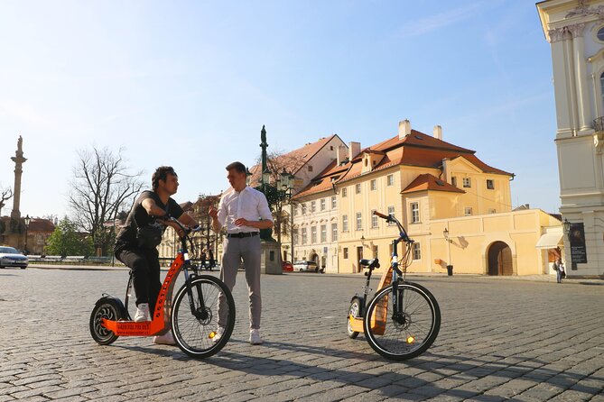 Prague Trike & e-Scooter Tour: Castle Viewpoints & Charles Bridge - What you’ll feel during the ride: momentum, control, and fewer sore legs
