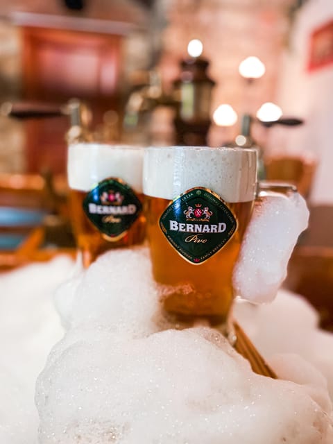 Prague: Ungelt Bernard Beer Spa with Beer & Optional Massage - Key Things to Know Before You Go