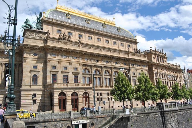 Prague's charming old places tour in Russian language - Meeting point near the National Theatre and the Old Town direction
