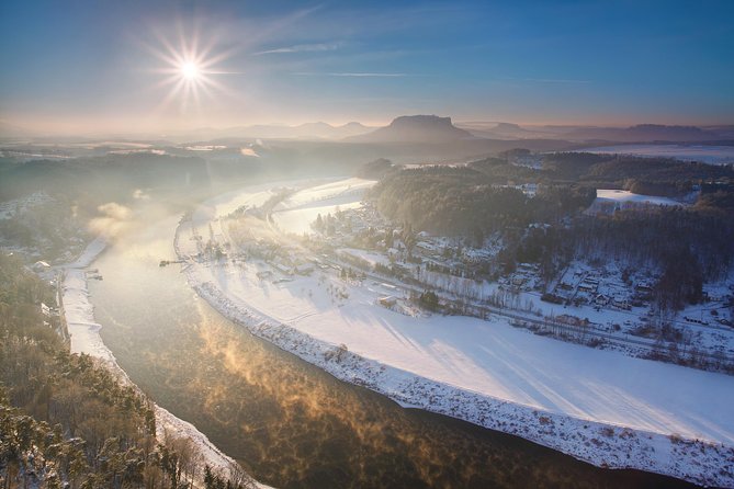 Pravcicka Gate & Bastei Bridge Winter National Park Tour from Prague - Bad Schandau and the cross-border switch to Germany