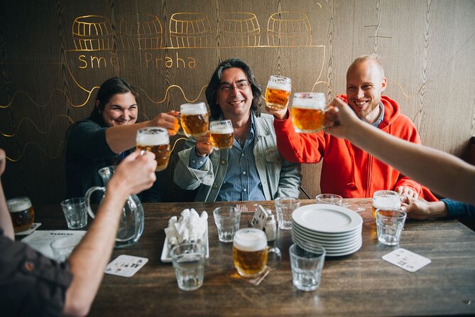 PRIVATE 4 Hour Tour: Czech Beers & Tapas in Prague's Local Areas - National Museum area: bullet holes left as proof of what Prague endured