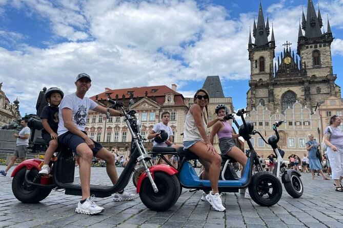 Private live-guided E-Scooter TOURS around Prague - The real payoff of a private e-scooter tour in Prague