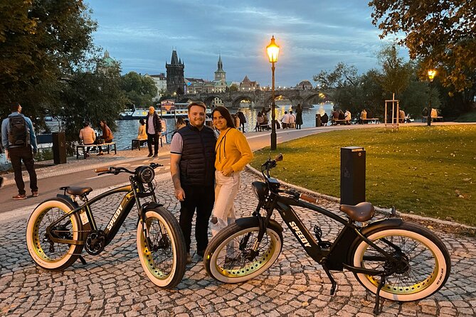 Retro Style E-Bike Night Tour in Prague - Live Guided - Wenceslas Square to Powder Tower: the city’s pulse in 20 minutes