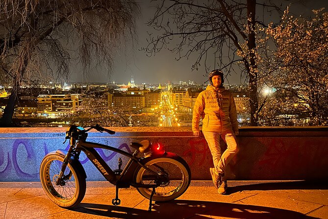 Retro Style E-Bike Night Tour in Prague - Live Guided - Strahovsky Kláster to Lennon Wall: character, color, and a beer option