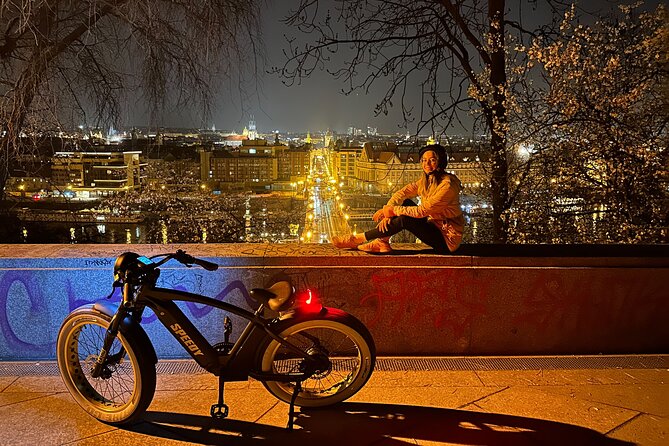 Retro Style E-Bike Night Tour in Prague - Live Guided - Charles Bridge, Kafka’s spot, and Rudolfinum: river views plus quick culture hits
