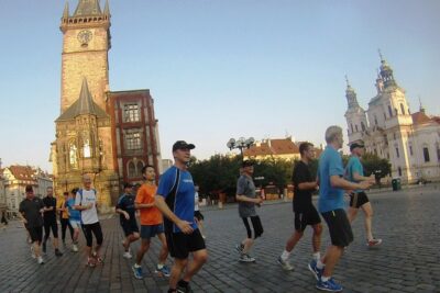 Running Tour of Prague. Your private 6-9K intro - Lesser Town and Old Town lanes: clock, Jewish Town, and Kampa Island