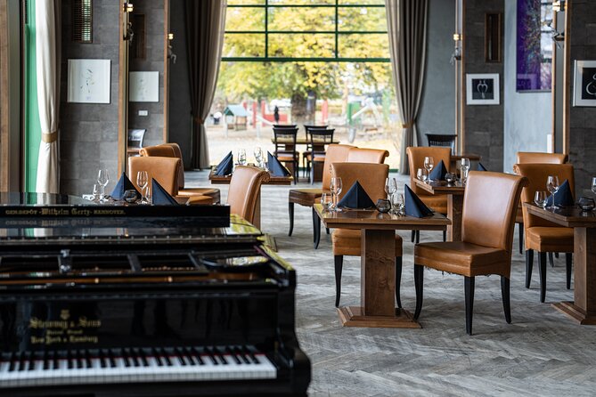 Sinatra Tribute Show and Dinner Experience in Manes - Entering Art Restaurant Mánes: Architecture, Views, and Atmosphere