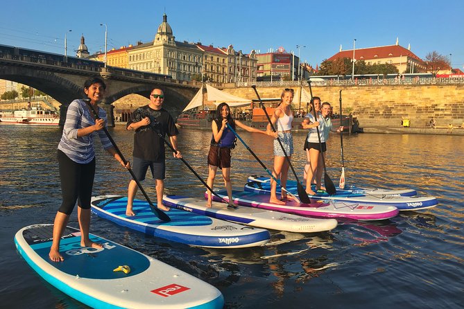 Stand-Up Paddleboarding on the Vltava River in Prague - What you get included: gear, refreshments, and less hassle