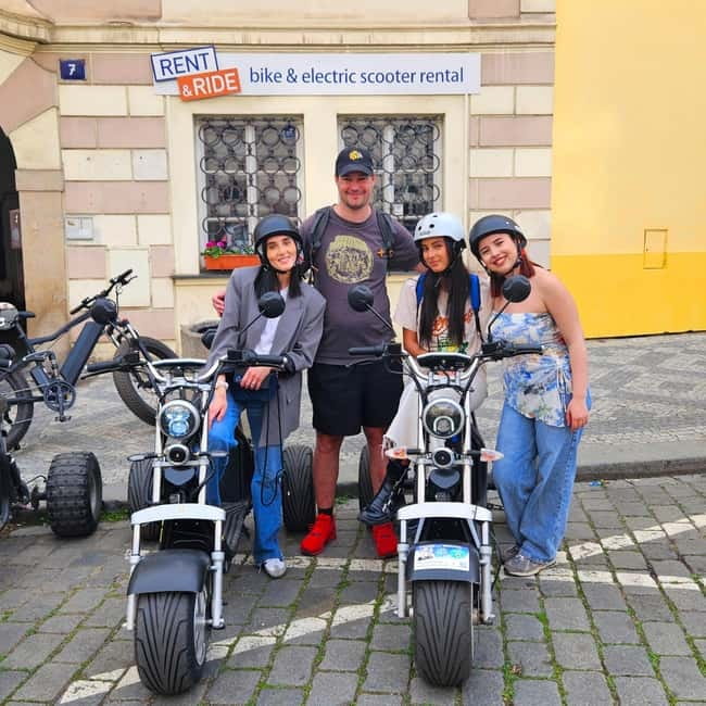 The best Trike Bike Prague city tour - Letná Park: The Best Prague Panorama Stops