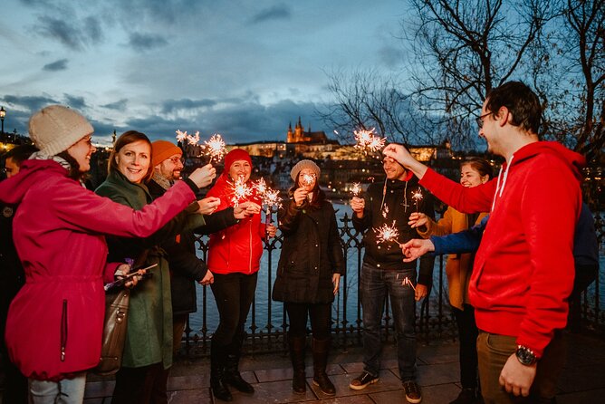 Tour 3 Magical Prague Markets with Locals, Christmas Goodies incl - Old Town Square: Christmas Lights, Market Snacks, and First Traditions