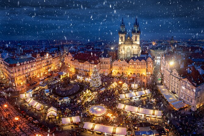 Tour 3 Magical Prague Markets with Locals, Christmas Goodies incl - Astronomical Clock Area: Historic Icons Without Forcing the Inside Ticket