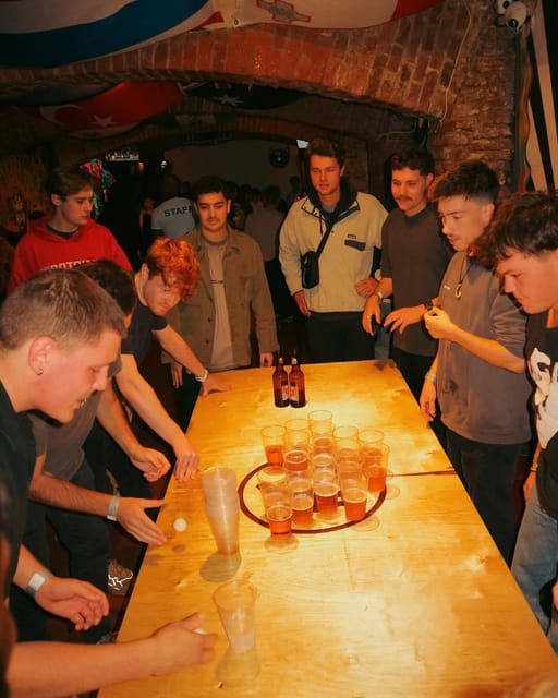 Ultimate Unlimited Beer Pong with Czech Beer - Ordering Food and Watching Sports Without Breaking the Flow