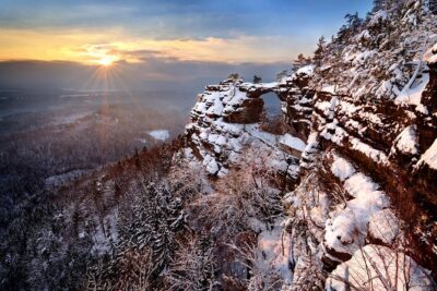 Winter Fairytale The BEST of Bohemian & Saxon Switzerland Hiking Tour - Sokoli hnizdo, Bohemian Switzerland trails, and the winter rhythm of the park