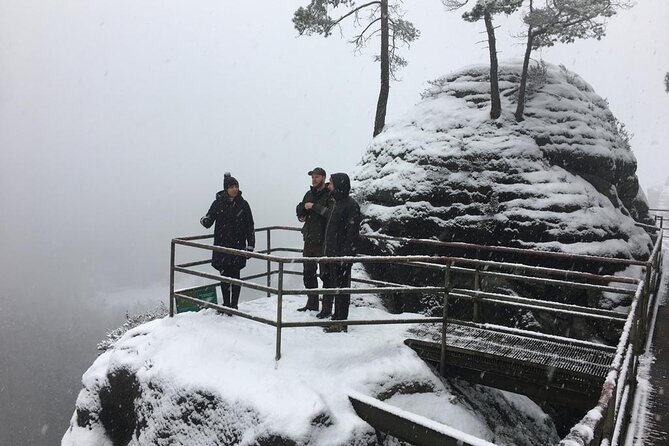 Winterland Tour to Bohemian and Saxon Switzerland from Prague - Tisá Rocks: Narnia-land sandstone and the quiet of narrow paths